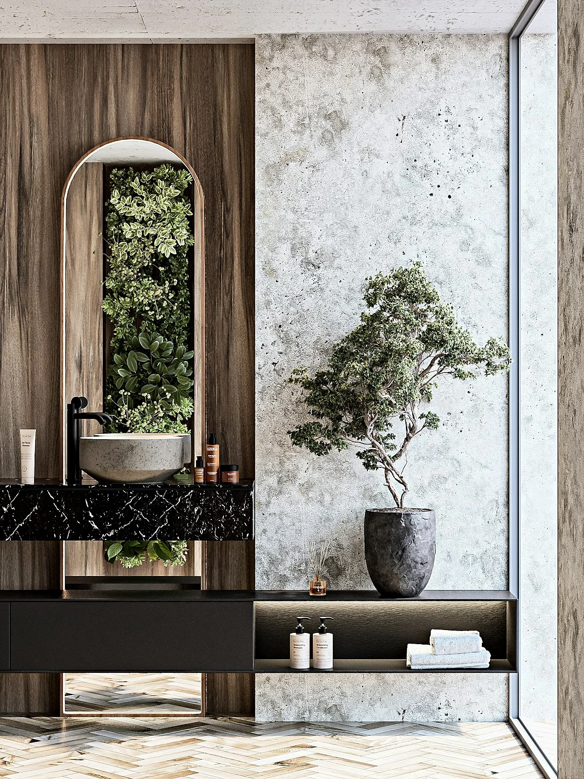 Diseño de baño Japandi Sereno en Algemesí