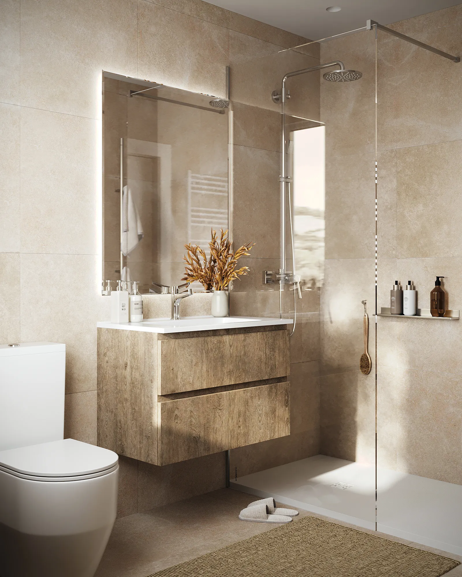 Diseño de baño Spa Toscana en Sellent